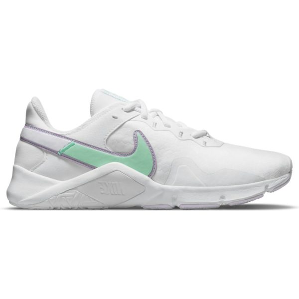 Nike Legend Essential 2 White Green Glow (Womens)