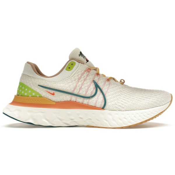 Nike React Infinity Run 3 Flyknit Sun Club Sail Hot Curry
