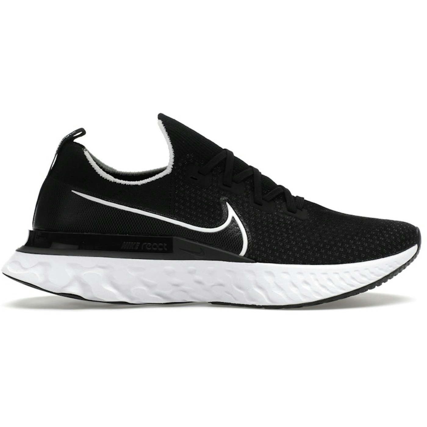 Nike React Infinity Run Black White 3 Nike React Infinity Run Black White