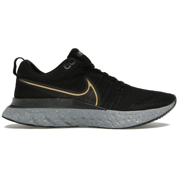 Nike React Infinity Run Flyknit 2 Black Gold