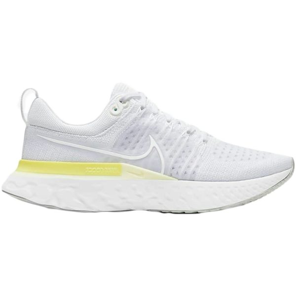 Nike React Infinity Run Flyknit 2 Platinum Tint Light Citron (Womens)
