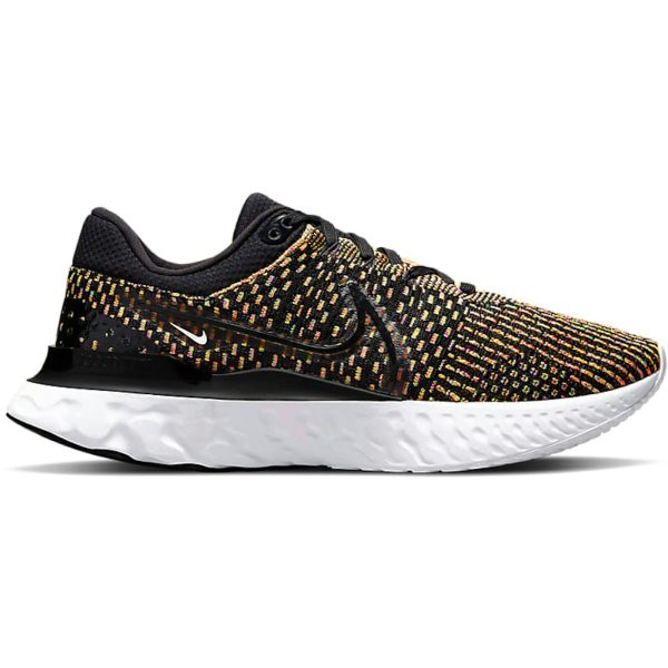 Nike React Infinity Run Flyknit 3 Black Blue Glow Pink Prime