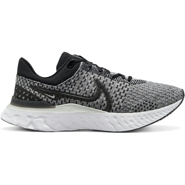 Nike React Infinity Run Flyknit 3 Black Grey Fog