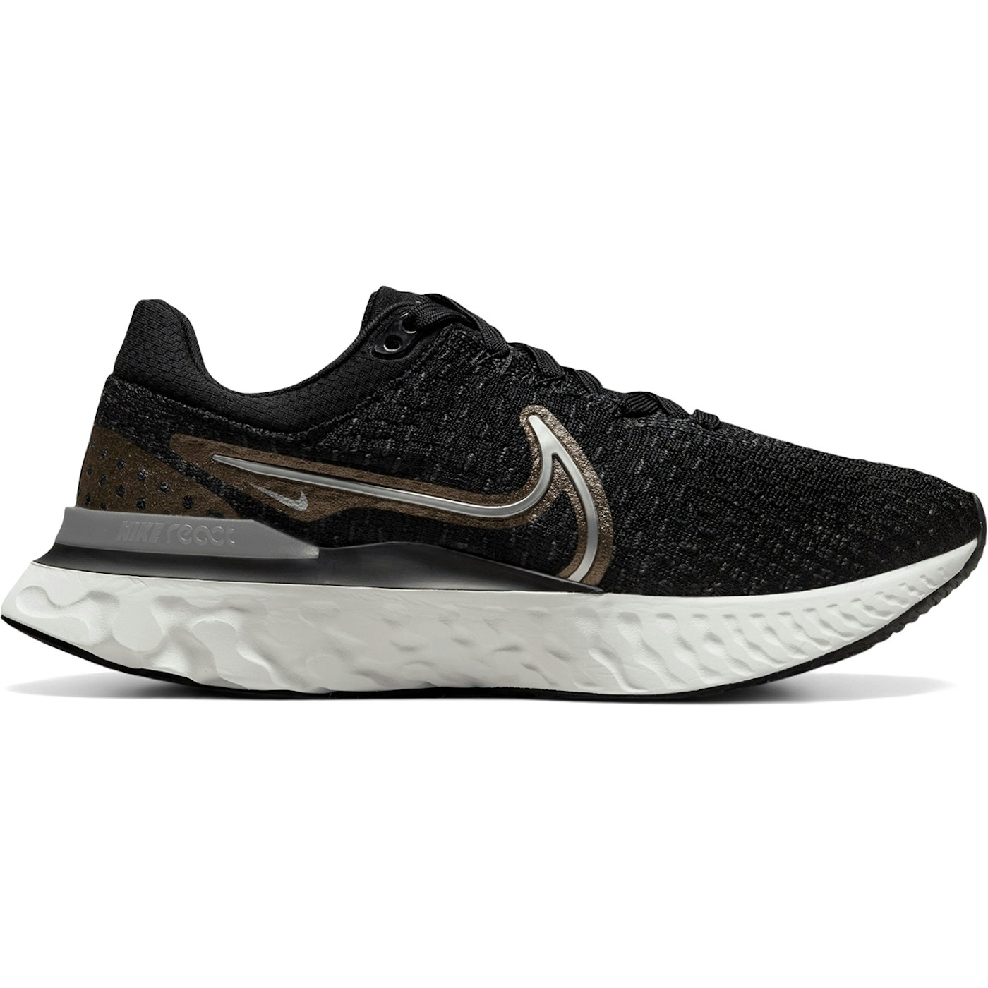 Nike React Infinity Run Flyknit 3 Black Metallic Copper (Womens)