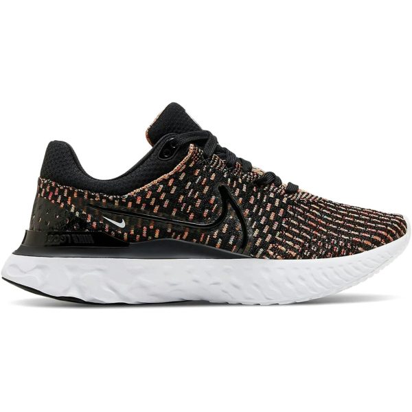 Nike React Infinity Run Flyknit 3 Black Multi (Womens)
