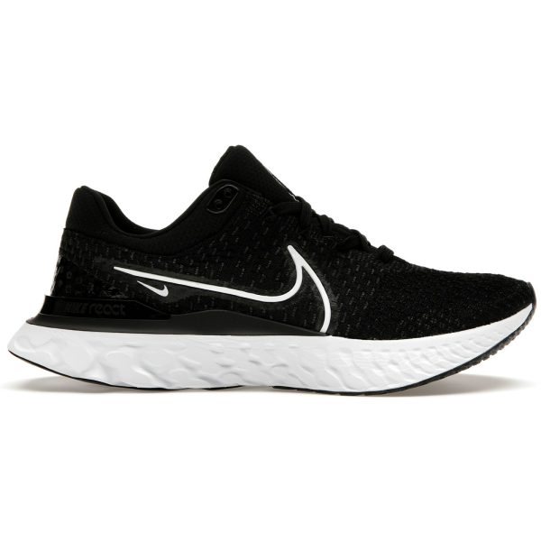 Nike React Infinity Run Flyknit 3 Black White
