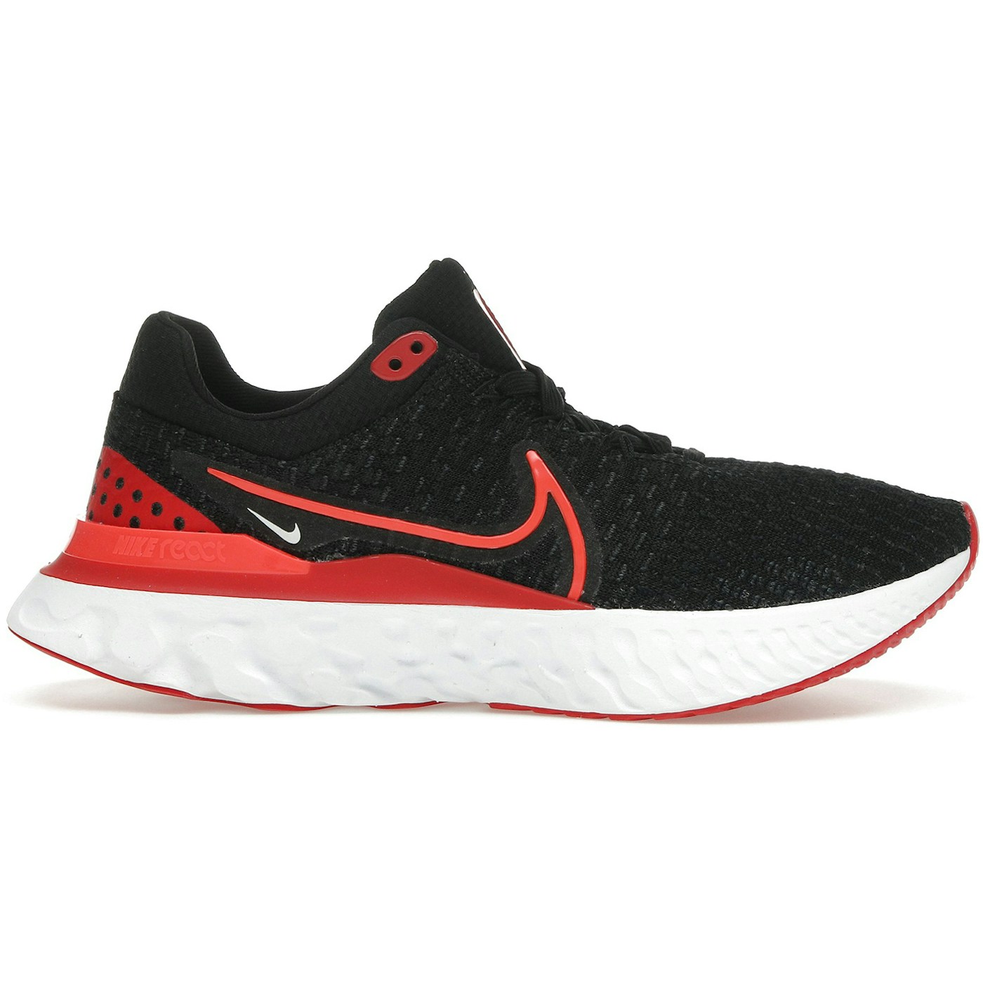 Nike React Infinity Run Flyknit 3 Blasck University Red (Womens)