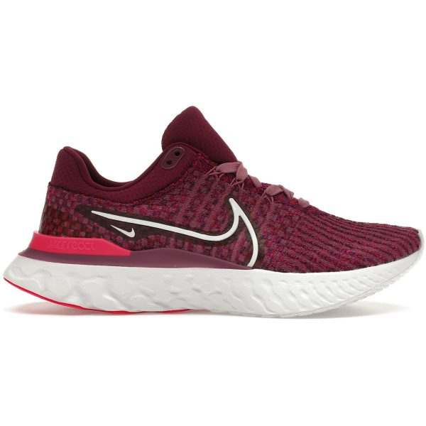 Nike React Infinity Run Flyknit 3 Light Bordeaux (Womens)