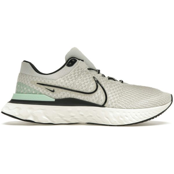 Nike React Infinity Run Flyknit 3 Phantom Black Mint