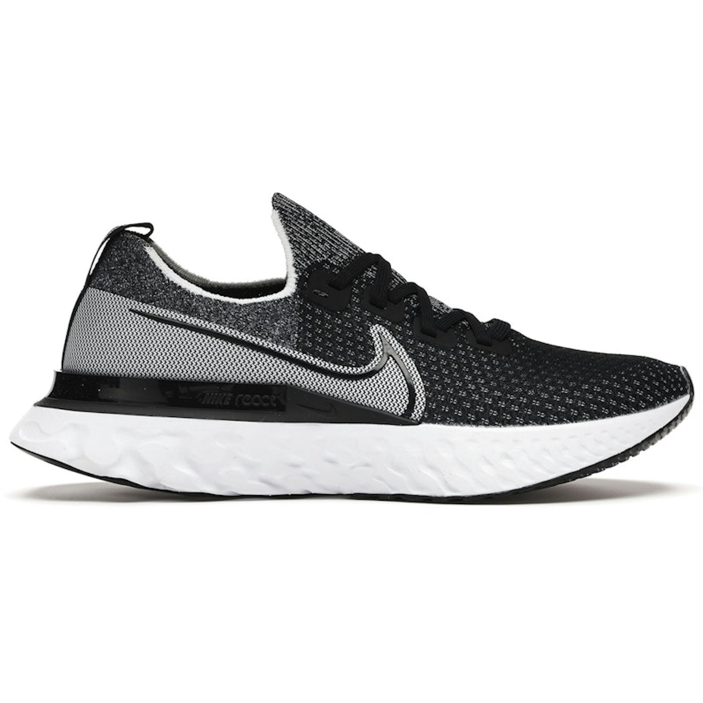 Nike React Infinity Run Flyknit Black White