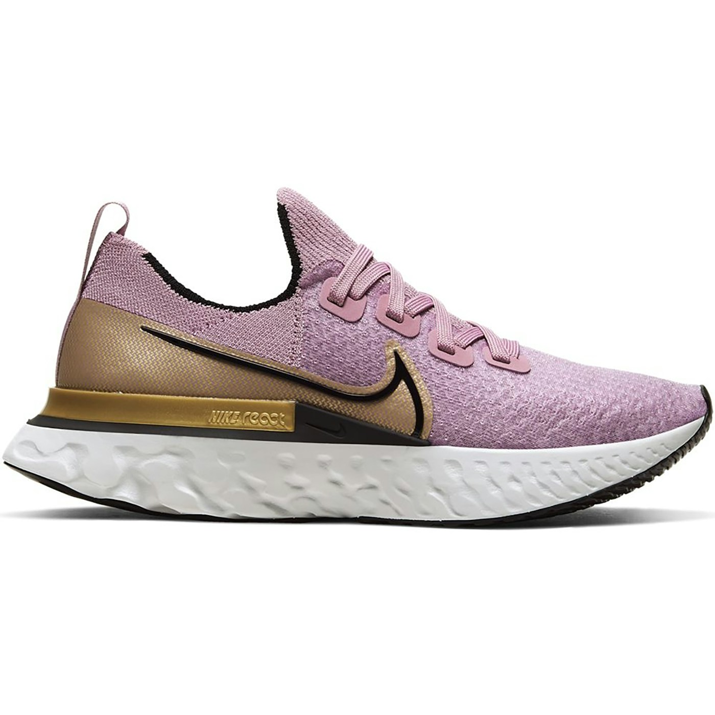 Nike React Infinity Run Flyknit Plum Fog Metallic Gold (Womens) 1 Nike React Infinity Run Flyknit Plum Fog Metallic Gold (Womens)