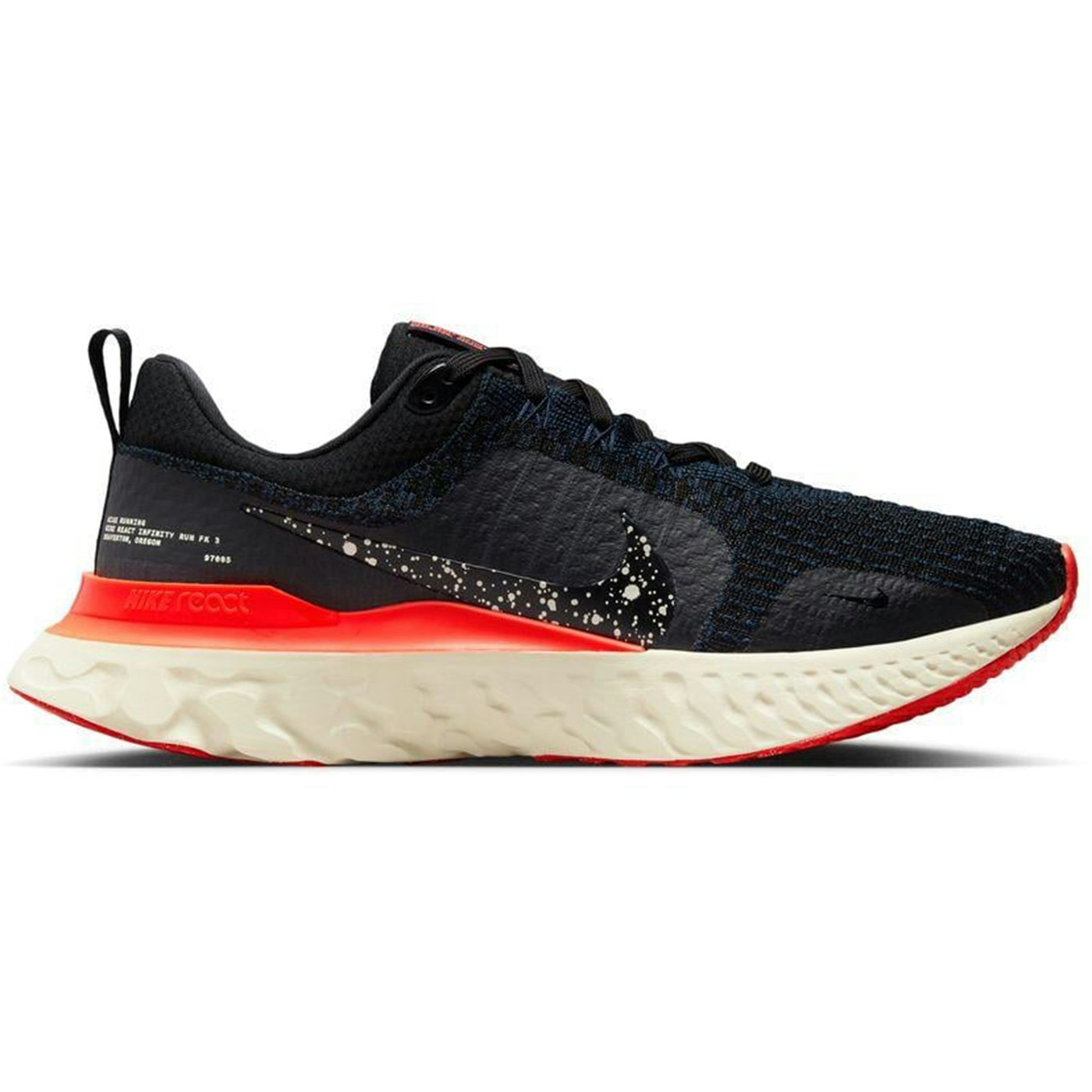 Nike React Infinity Run Obsidian Bright Crimson 1 Nike React Infinity Run Obsidian Bright Crimson