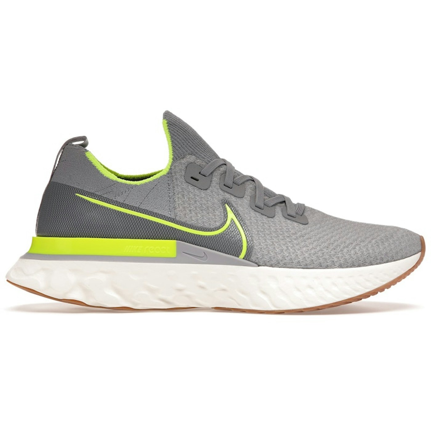 Nike React Infinity Run Particle Grey Volt 3 Nike React Infinity Run Particle Grey Volt