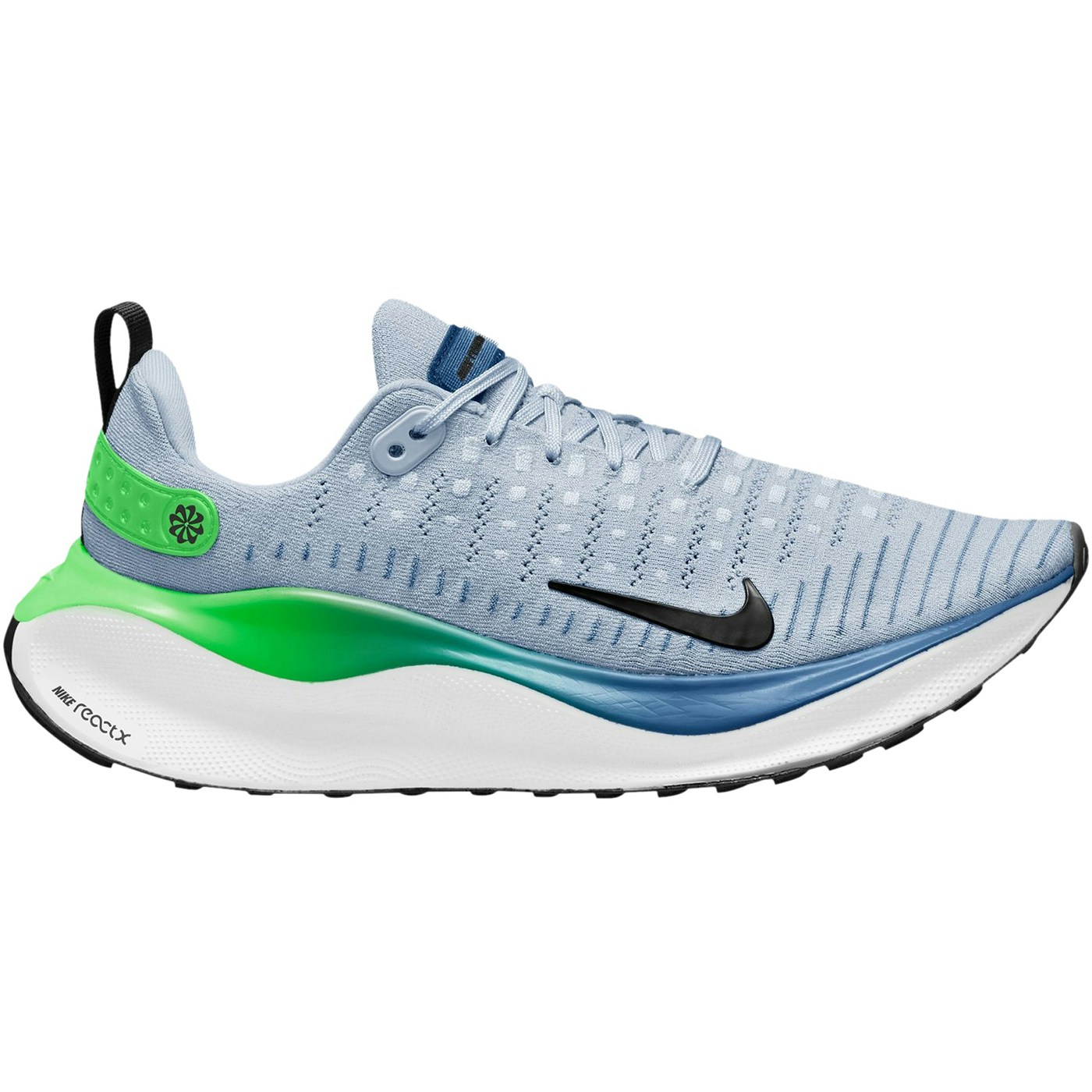 Nike ReactX Infinity Run 4 Light Armory Blue Lime 2 Nike ReactX Infinity Run 4 Light Armory Blue Lime