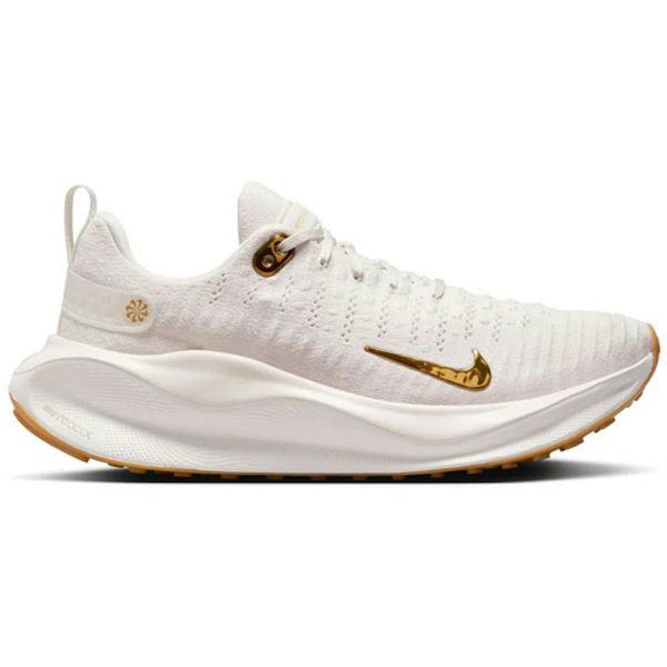 Nike ReactX Infinity Run 4 White Gum Metallic Gold (Womens)