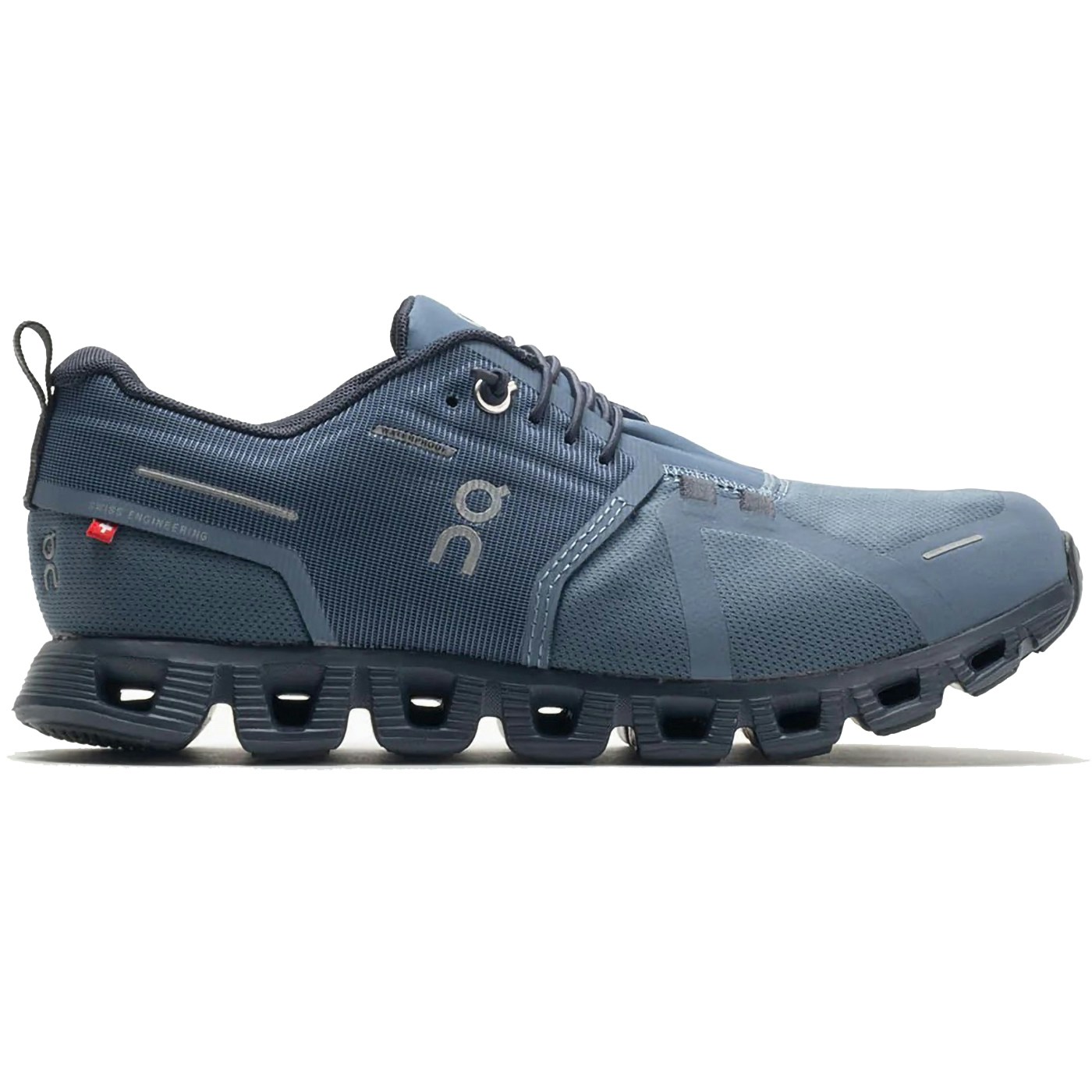 On Running Cloud 5 Waterproof Metal Navy (Womens)