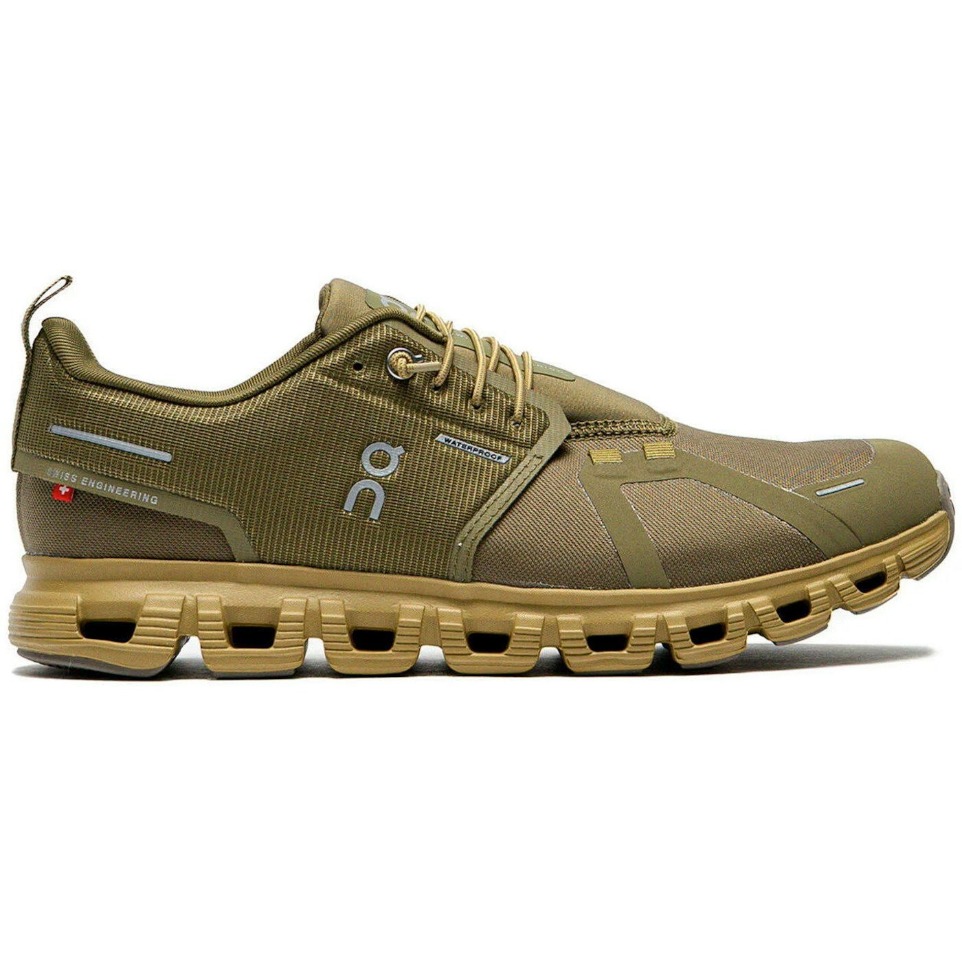 On Running Cloud 6 Waterproof Olive Safari