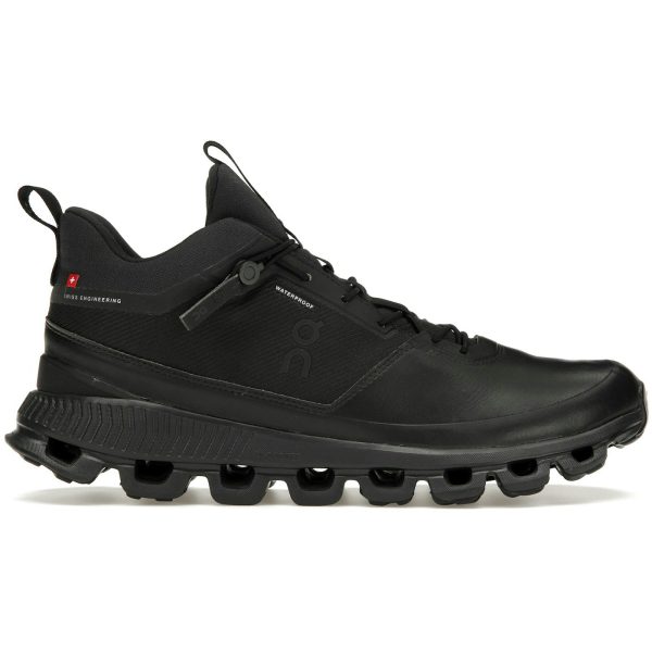 On Running Cloud Hi Waterproof Black