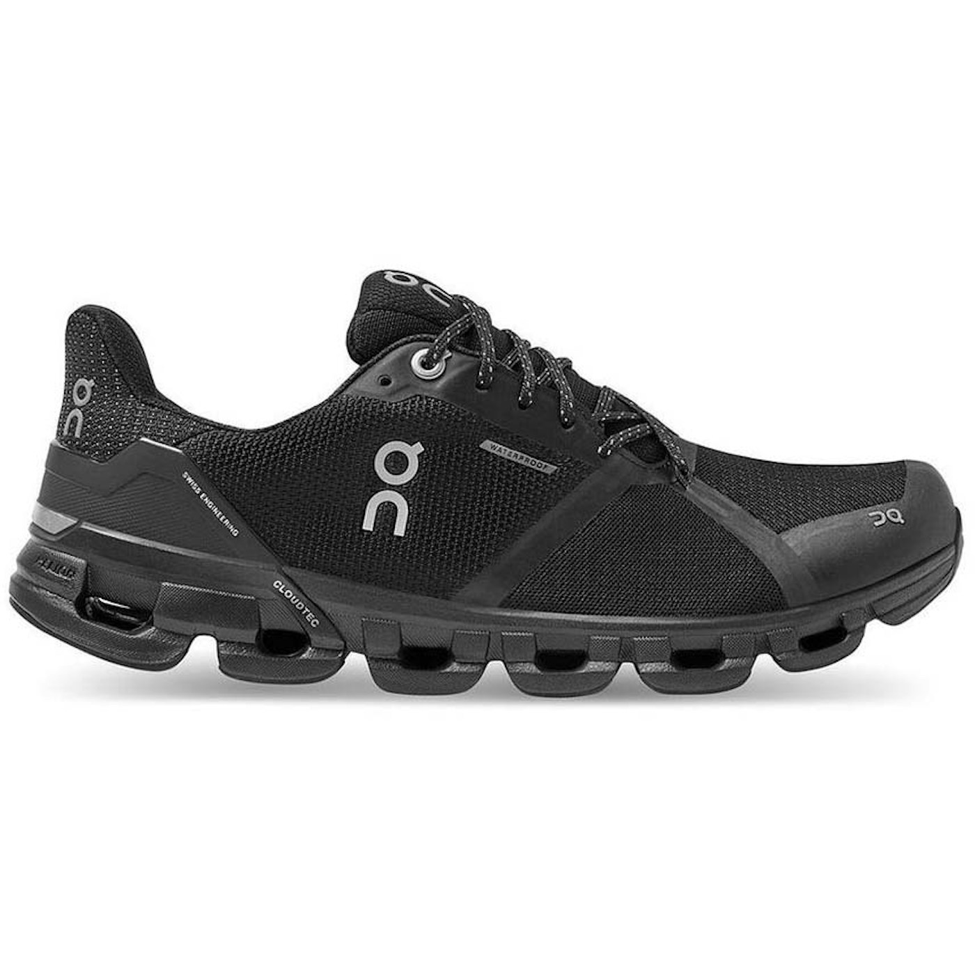 On Running Cloudflyer Waterproof Black Lunar (Womens)