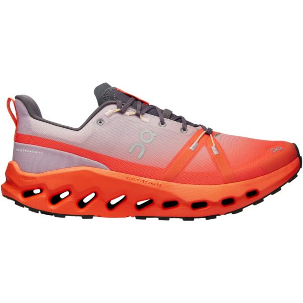 On Running Cloudsurfer Trail Waterproof Mauve Flame
