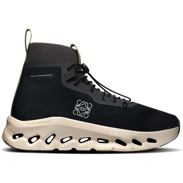 On Running Cloudtilt Hi LOEWE Black Oatmeal Olive (Womens)