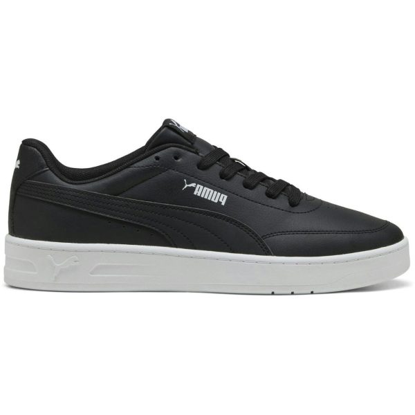 Puma Court Classic Clean Black White Midsole