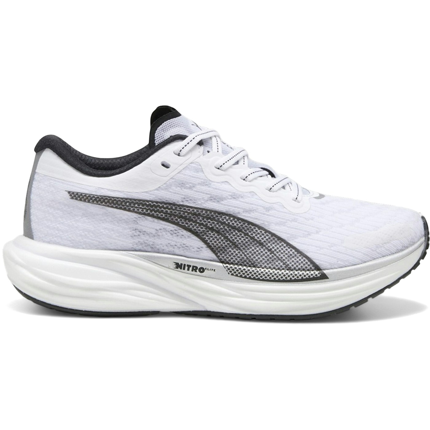 Puma Deviate Nitro 2 White Black (Womens) 2 Puma Deviate Nitro 2 White Black (Womens)