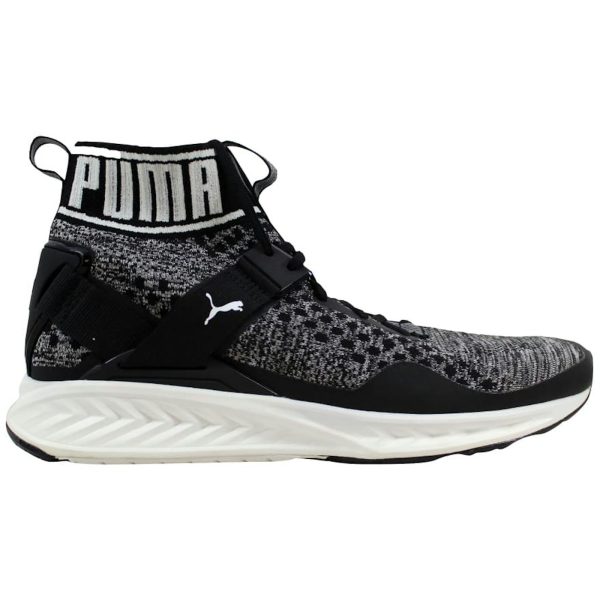 Puma Ignite EvoKnit Black/Quiet Shade-White