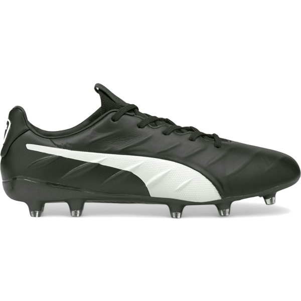Puma King Platinum 21 FG/AG Black White