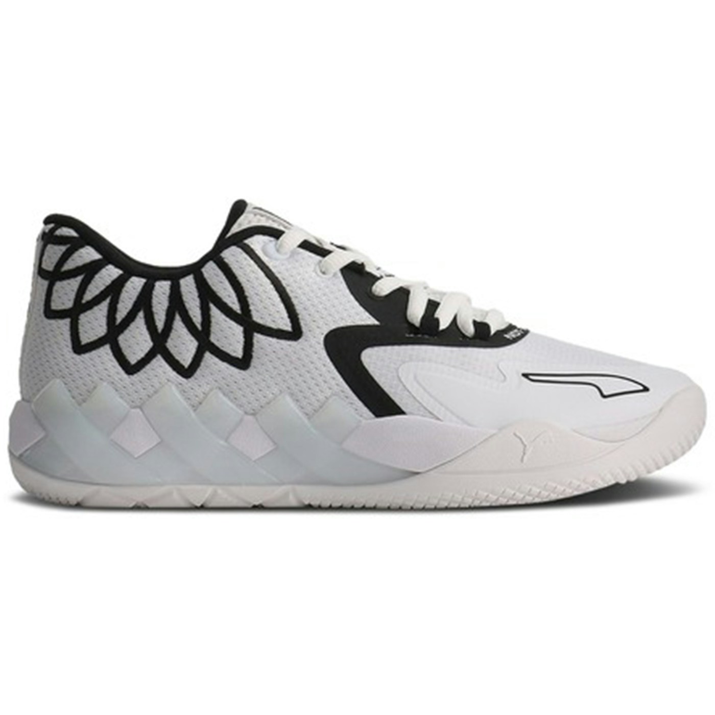 Puma LaMelo Ball MB.01 Lo White Black (GS) 2 Puma LaMelo Ball MB.01 Lo White Black (GS)