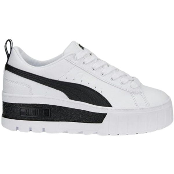 Puma Mayze Wedge White Black (Womens)