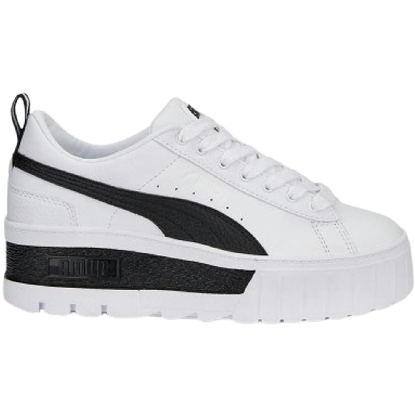 Puma Mayze Wedge White Black (Womens)