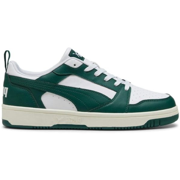 Puma Rebound V6 Low Green White
