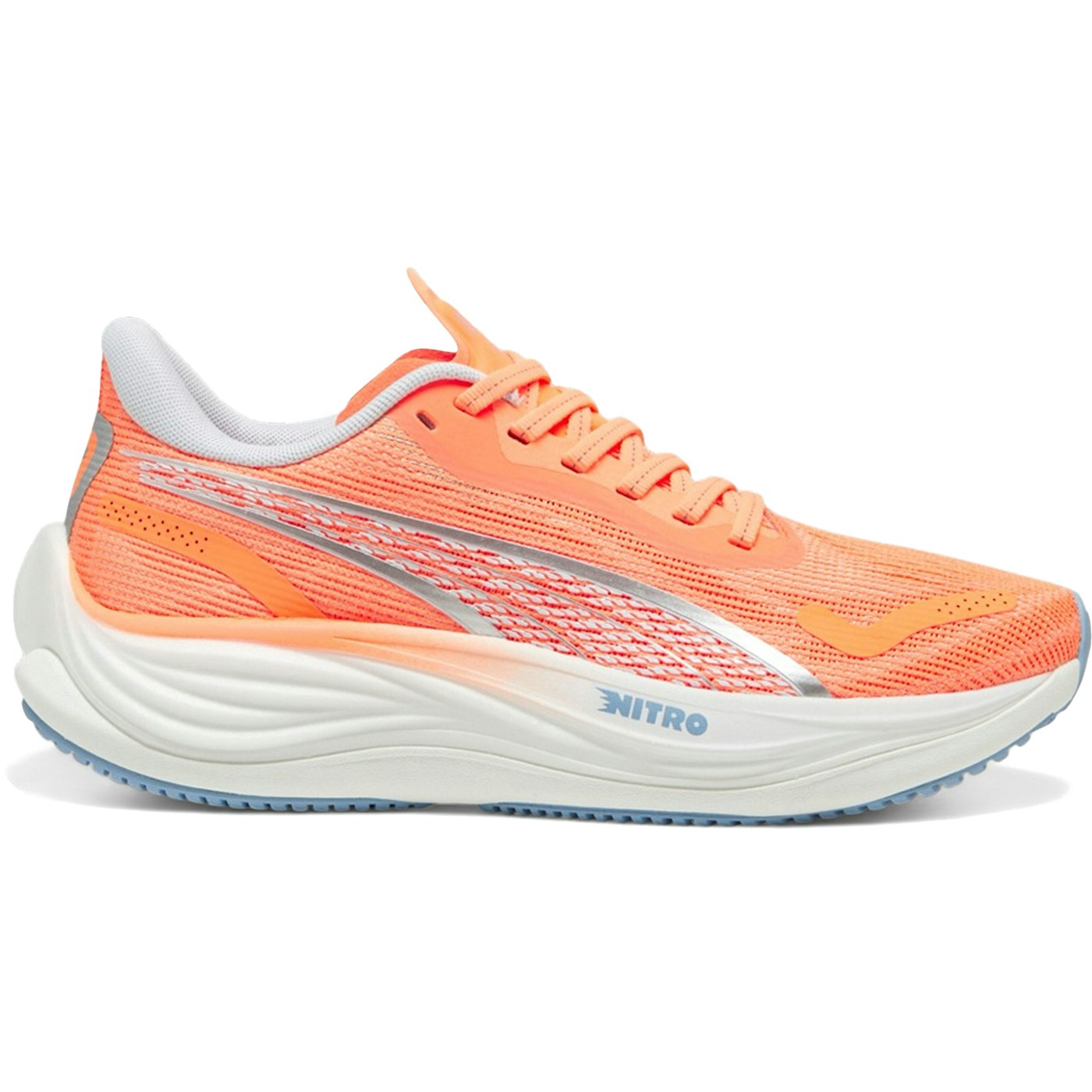 Puma Velocity Nitro 3 Neon Citrus Silver (Womens) 1 Puma Velocity Nitro 3 Neon Citrus Silver (Womens)