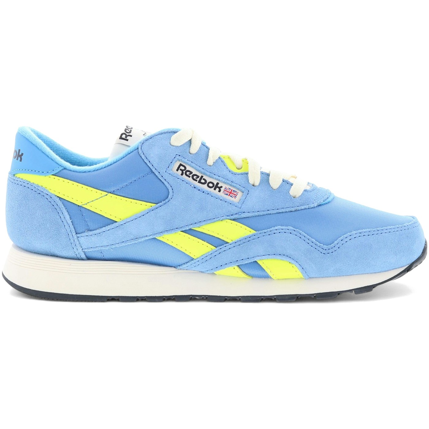 Reebok Classic Nylon Essential Blue Solar Acid Yellow 3 Reebok Classic Nylon Essential Blue Solar Acid Yellow