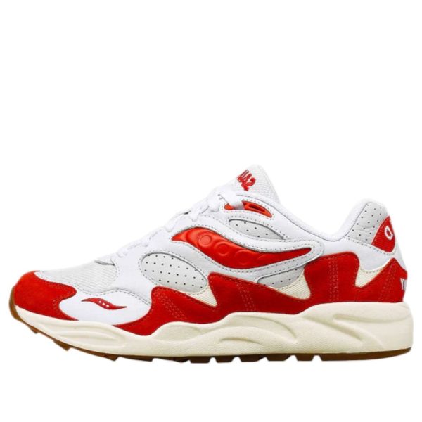 Saucony Grid Shadow 2 Ivy Prep White Red