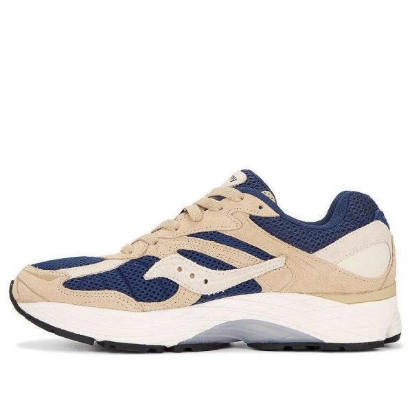 Saucony ProGrid Omni 9 Premium Beige Navy Blue