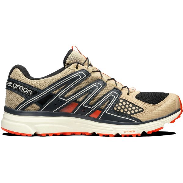 Salomon X-Mission 3 Safari Beige Black Orange