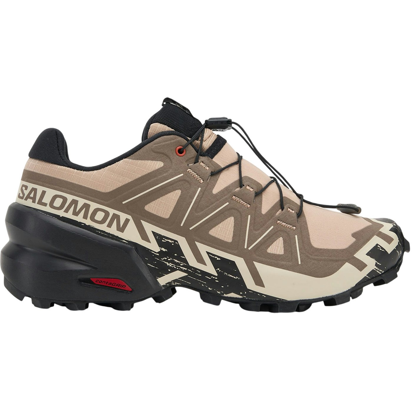 Salomon Speedcross 6 Natural Black Almond Milk