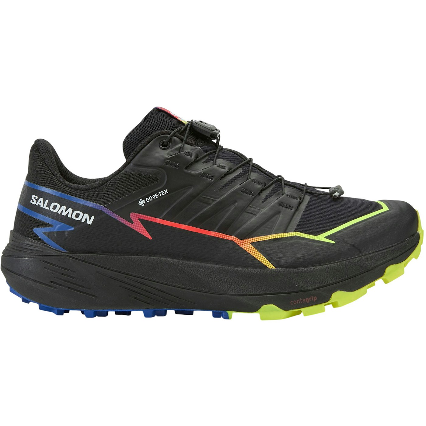 Salomon Thundercross Gore-Tex Black Surf The Web Safety Yellow 1 Salomon Thundercross Gore-Tex Black Surf The Web Safety Yellow