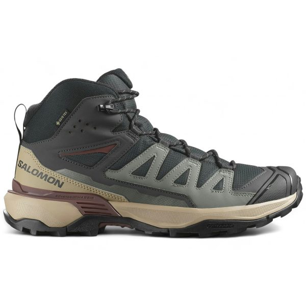 Salomon X Ultra 360 Mid Gore-Tex Phantom Desert Tan Rum Raison
