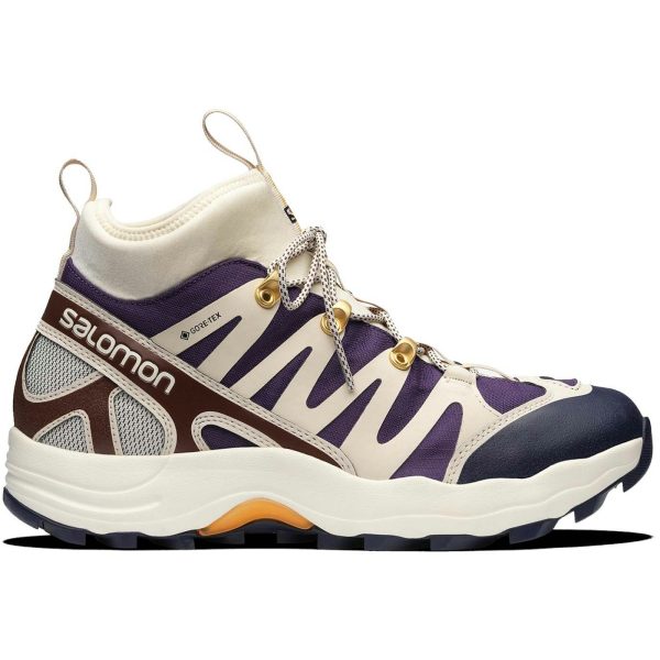 Salomon XA-Pro 1 Mid Gore-Tex Cream Purple Brown
