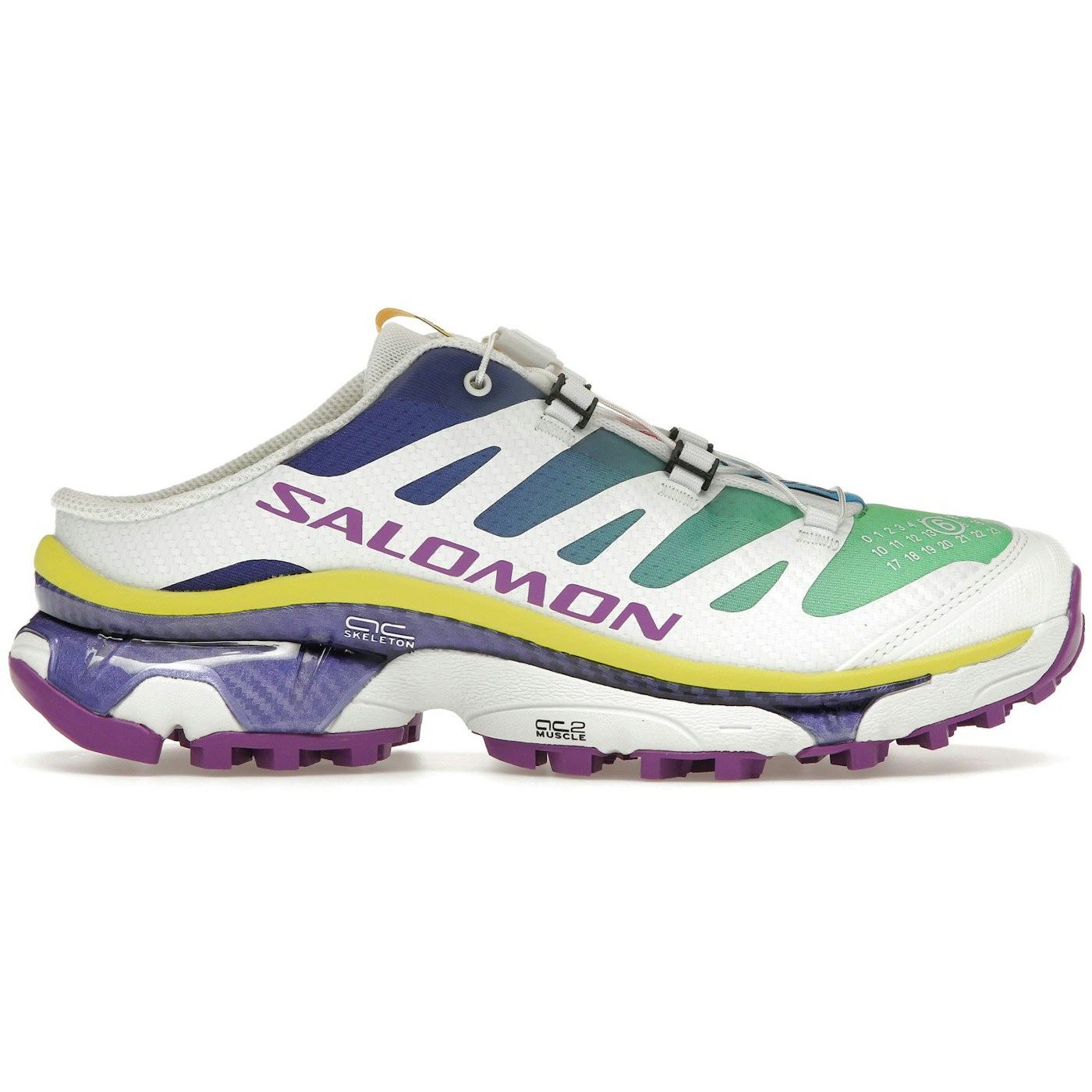 Salomon XT-4 Mule MM6 Maison Margiela Ivory Purple Multi 2 Salomon XT-4 Mule MM6 Maison Margiela Ivory Purple Multi