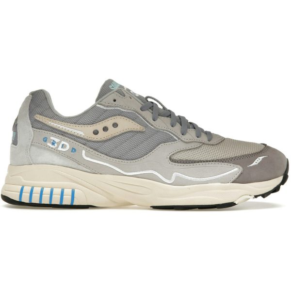 Saucony 3D Grid Hurricane Gray Cream