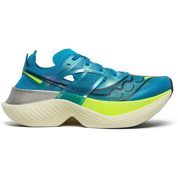 Saucony Endorphin Elite Viziblue Citron (Womens)