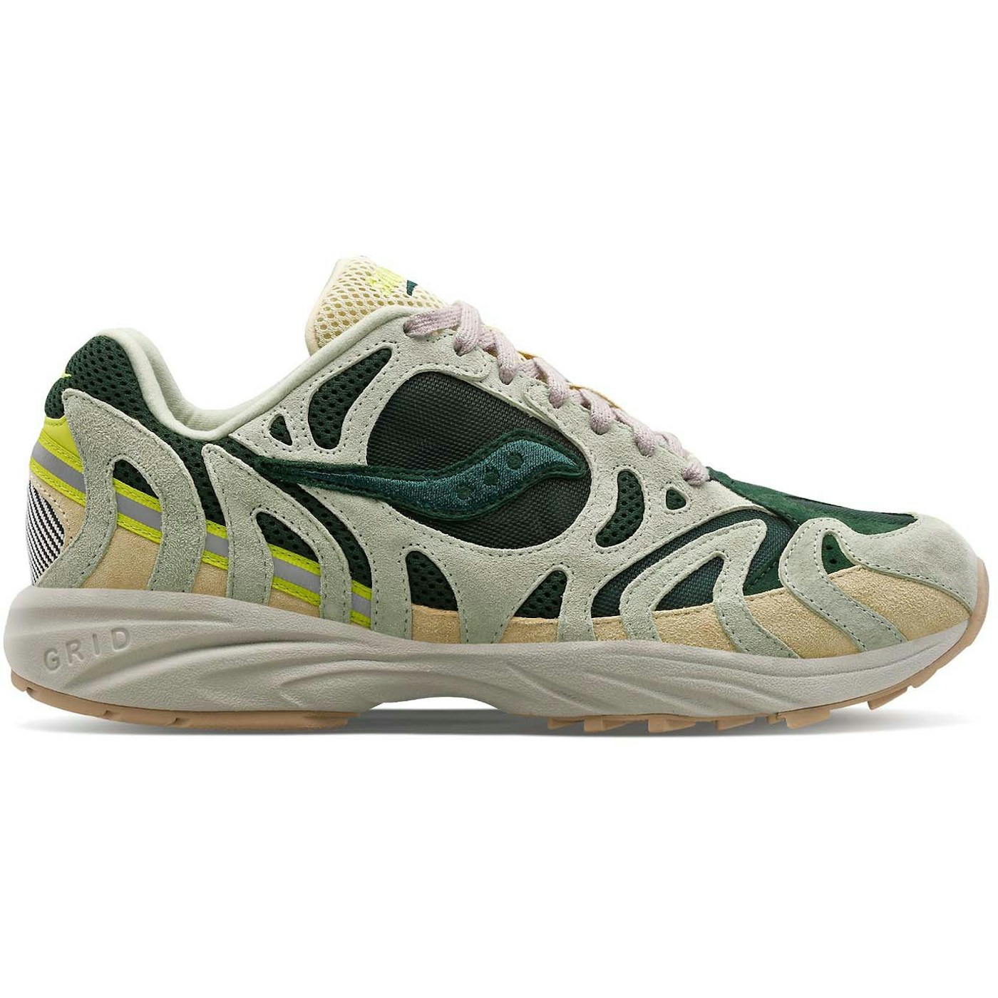 Saucony Grid Azura 2000 Forest Green Sage Beige 2 Saucony Grid Azura 2000 Forest Green Sage Beige