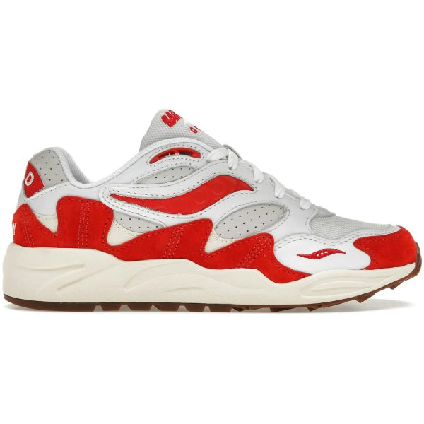 Saucony Grid Shadow 2 Ivy Prep White Red