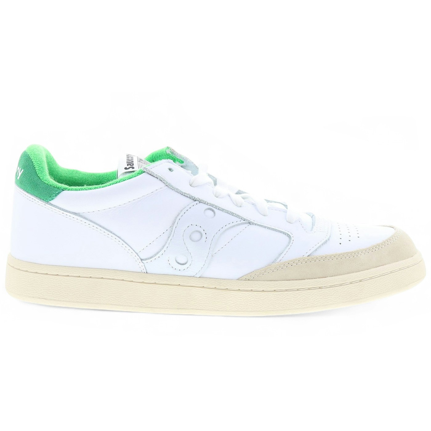 Saucony Jazz Court White Green Lime Gum