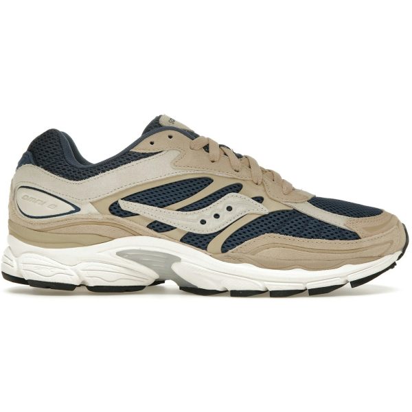 Saucony ProGrid Omni 9 Premium Beige Navy Blue