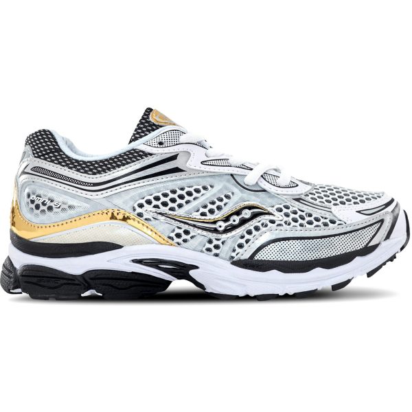 Saucony ProGrid Omni 9 Silver Gold White (GS)